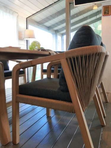 Обеденная группа LEONOREN каркас тик / стол тик 220