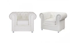 Кресло Честер белое