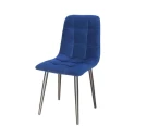 Стул Х / черный /велюр синий