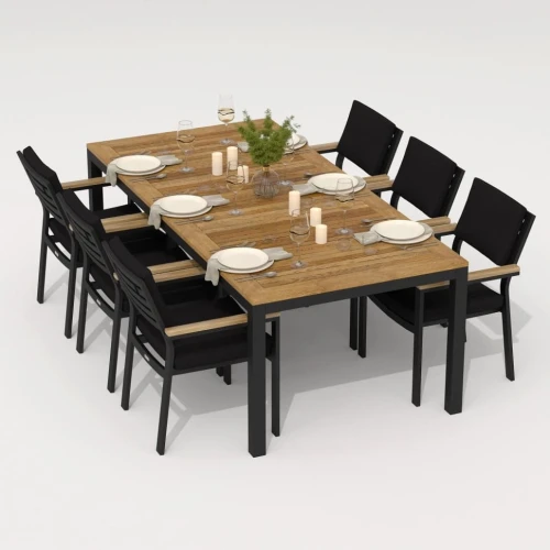 Стул BONTA черный - каркас карбон