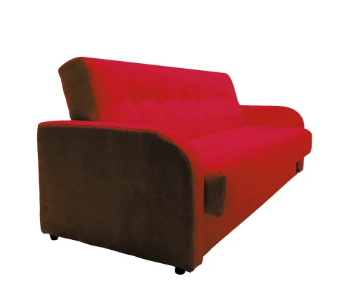 Диван-книжка ЛОНДОН КРАСНЫЙ 120 ЛЮКС ППУ