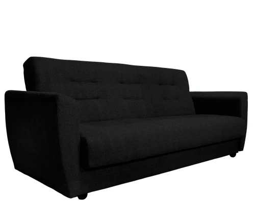 Диван Лира 120 черный ППУ