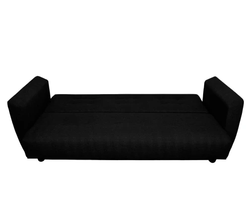 Диван Лира 120 черный ППУ