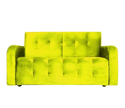 Диван  Оксфорд  90х170 велюр  желтый