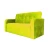 Диван  Оксфорд  90х170 велюр  желтый