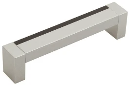 Ручка скоба мебельная С-19 Металлик/Венге 105*17*24