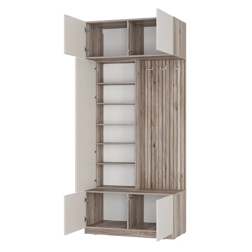 Прихожая Урбан ПР-03, Дуб смоки, Кашемир