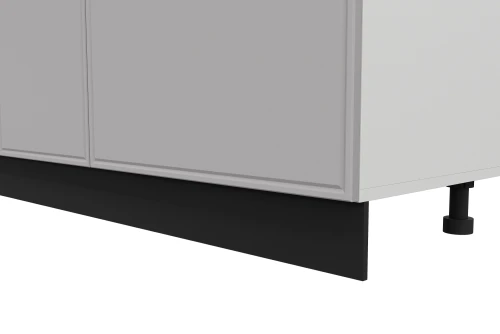 Кухонный гарнитур "Адель" 2,0м Белый/Нео/Мраморный берег