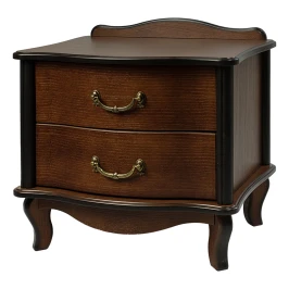Тумбочка прикроватная Джульетта 2 ящ. орех