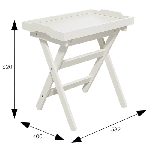 Столик с подносом Лотос молочный дуб Л
