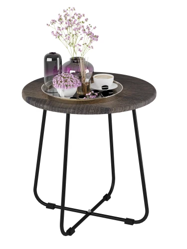 Стол журнальный BeautyStyle 14 дуб маррон/черный