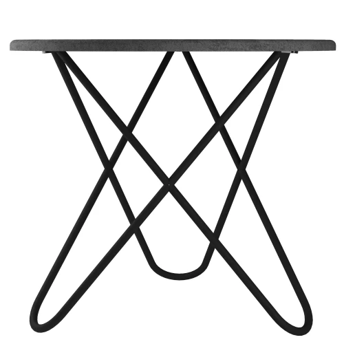 Стол журнальный BeautyStyle 20 серый бетон/черный