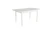 Стол Гамбург 1, Белый/Стекло серое