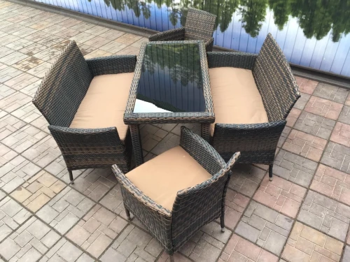 Набор мебели из искусственного ротанга АНКОР Dark Brown