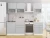 Кухонный гарнитур Валерия-М-01 Серый металлик дождь светлый