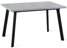 Стол Dikline HB140 Бетон (ЛДСП EGGER)/опоры черные