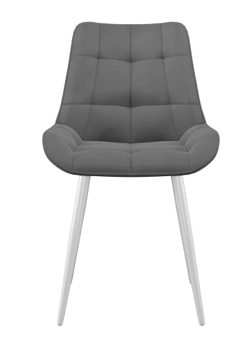 Стул DikLine 206М B22 GREY, ножки белые
