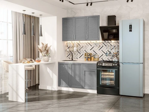 Модульная кухня Сканди-05 Grey Softwood
