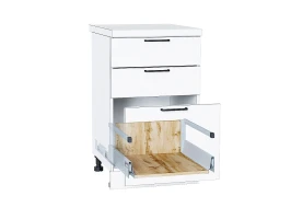 Ящик высокий POWER BOX2 с рейлингом Дуб Вотан 199*468*447