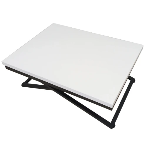 Стол-трансформер Манхэттен белый/черный